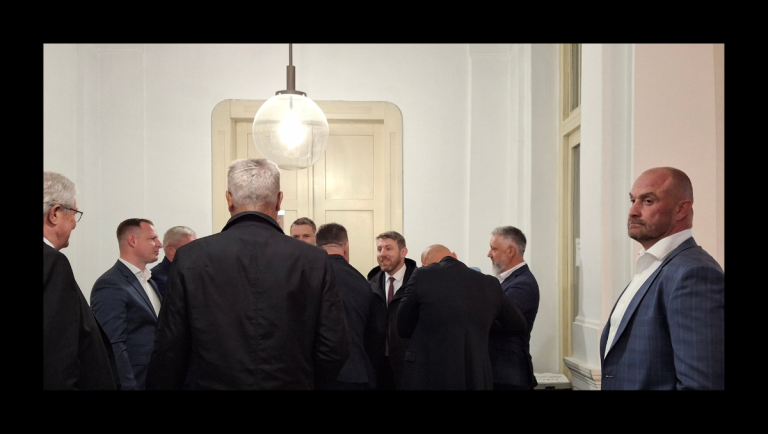 Norbert Bödör na súde v kauze Očistec.
